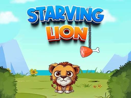 Starving Lion Image