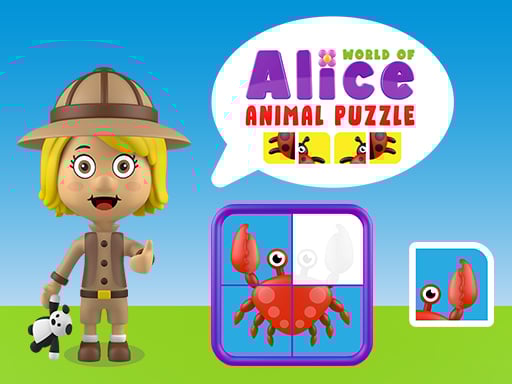 World of Alice   Animals Puzzle Image